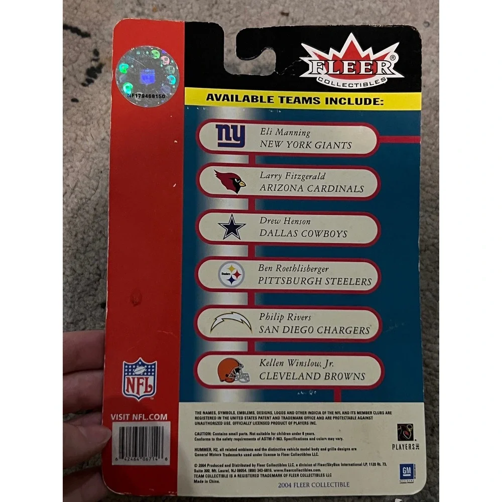 Fleer NFL Dallas Cowboys Hummer H2 1:64 Die-Cast Drew Henson Trading Card 2004